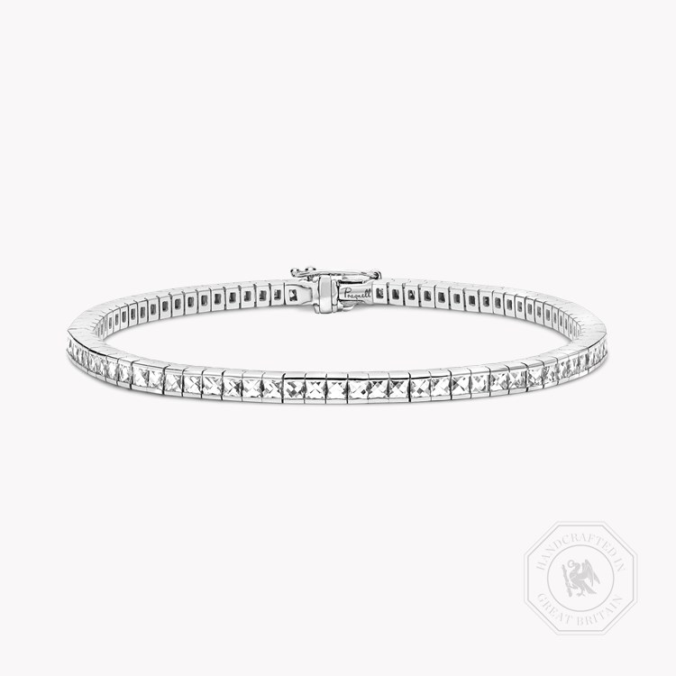 French Cut Diamond Line Bracelet French Cut, Channel Set_1