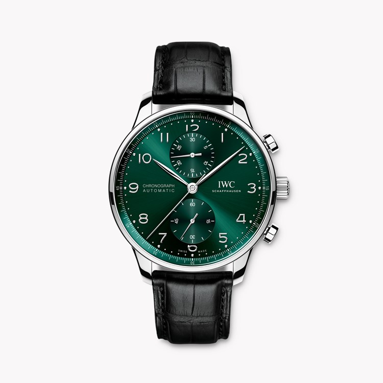 Portugieser Chronograph 41mm, Green Dial, Arabic Numerals_1