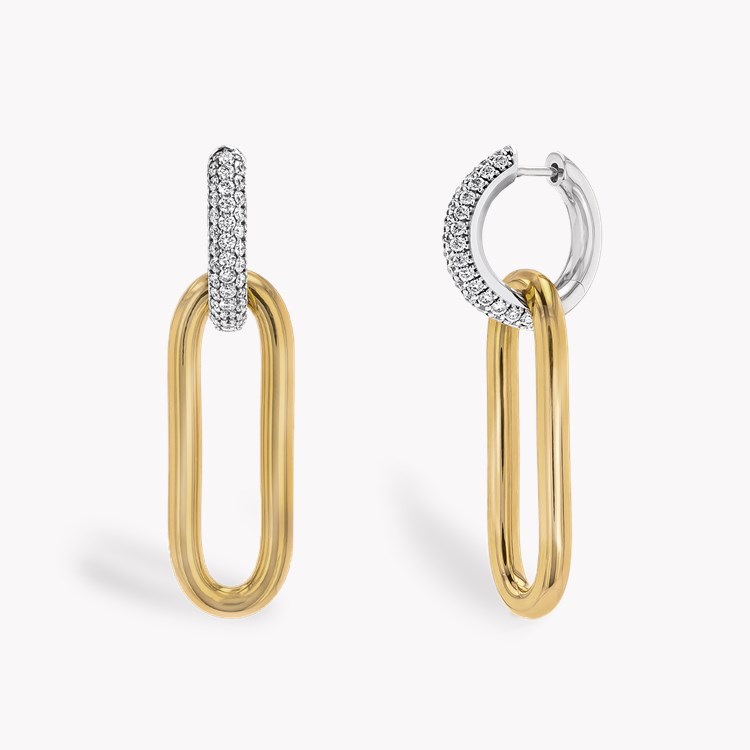 Havana Diamond Drop Earrings    0.86ct in 18ct Yellow Gold