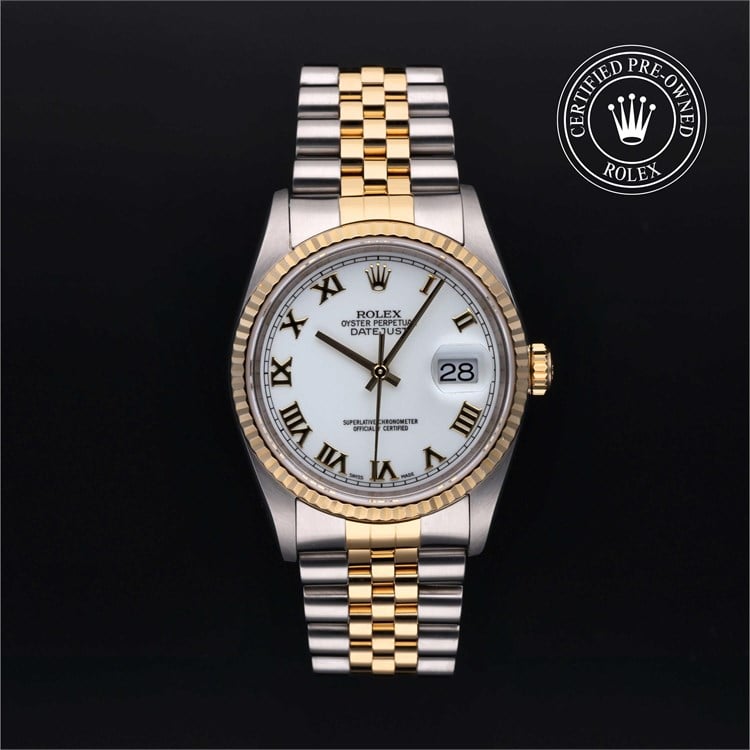 Datejust 36 with a bezel and bracelet