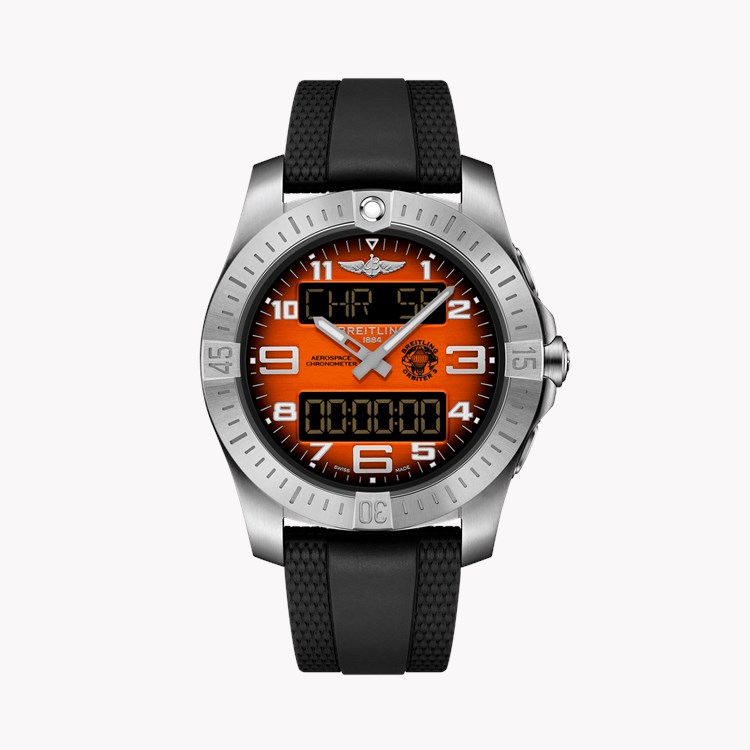 Breitling Aerospace B70 Orbiter 43mm, Orange Dial, Arabic Numerals_1
