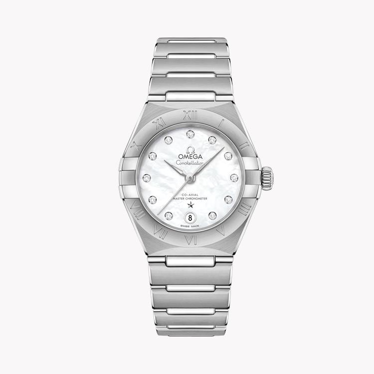 OMEGA Constellation  O13110292055001 29mm, Mother of Pearl Dial, Diamond Numerals_1