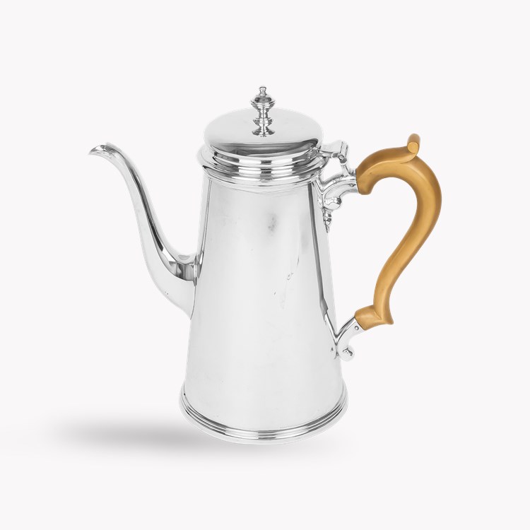 Silver Elizabeth II Coffee Pot Hallmarked London_1