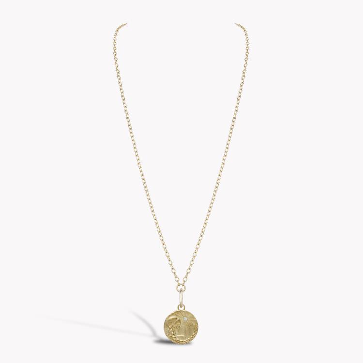 Virgo Pendant Charm Brilliant cut, Claw set_3