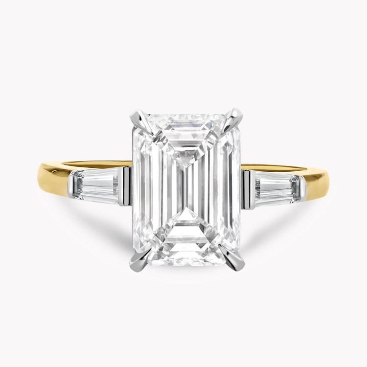 Regency 3.02ct Emerald Cut Diamond Ring Emerald Cut, Claw Set_2
