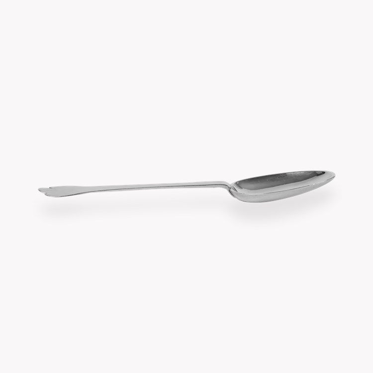Silver William III Trefid Spoon Hallmarked London_2