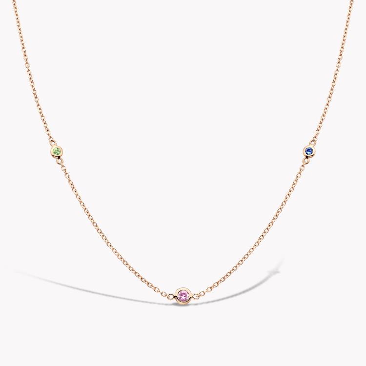 Sundance Multi-Coloured Sapphire Brilliant Cut, Rub Over Set_2