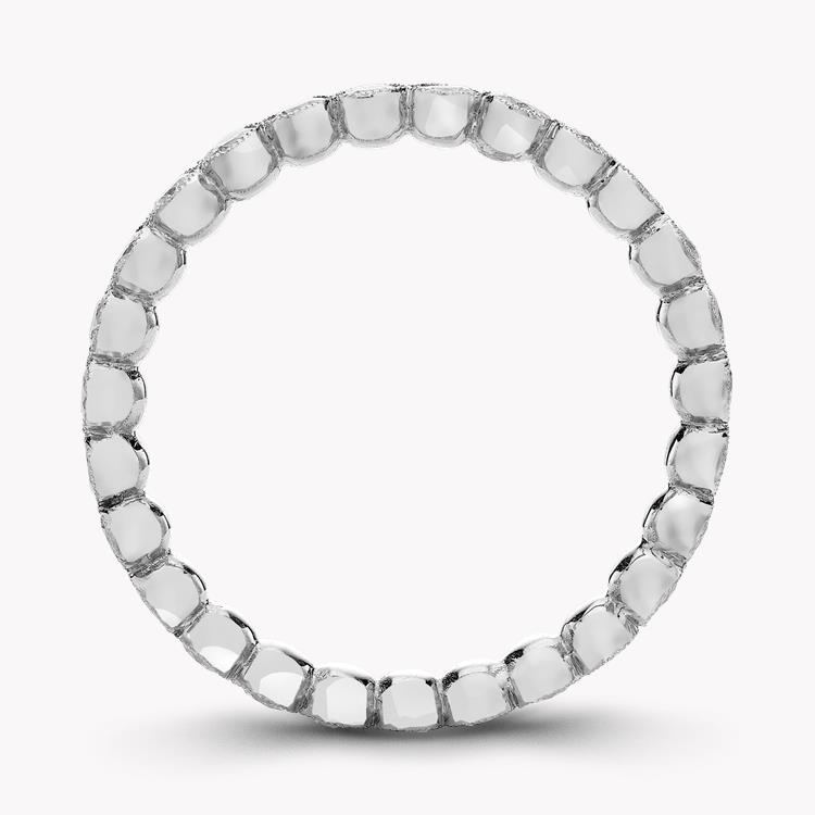Diamond Dot 0.98ct Full Eternity Ring Brilliant Cut, Millegrain Set_3