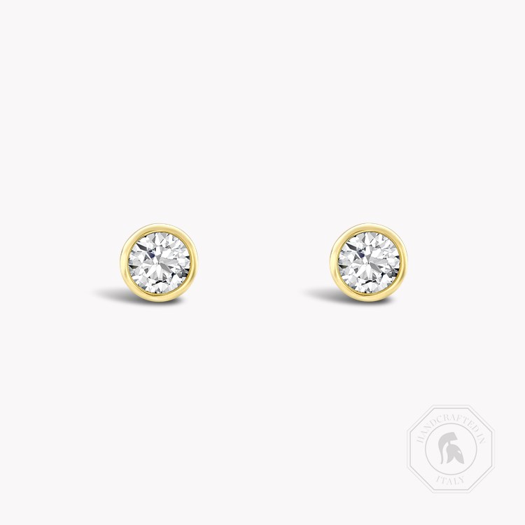 Sundance Diamond Stud Earrings Brilliant Cut, Rubover Set_1