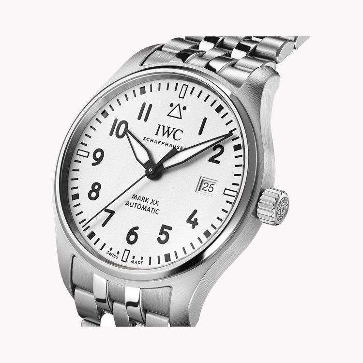 IWC Pilot's Mark XX 40mm, White Dial, Arabic Numerals_3