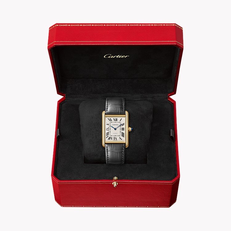 Cartier Tank Louis Cartier Large, Silver Dial, Roman Numerals_5