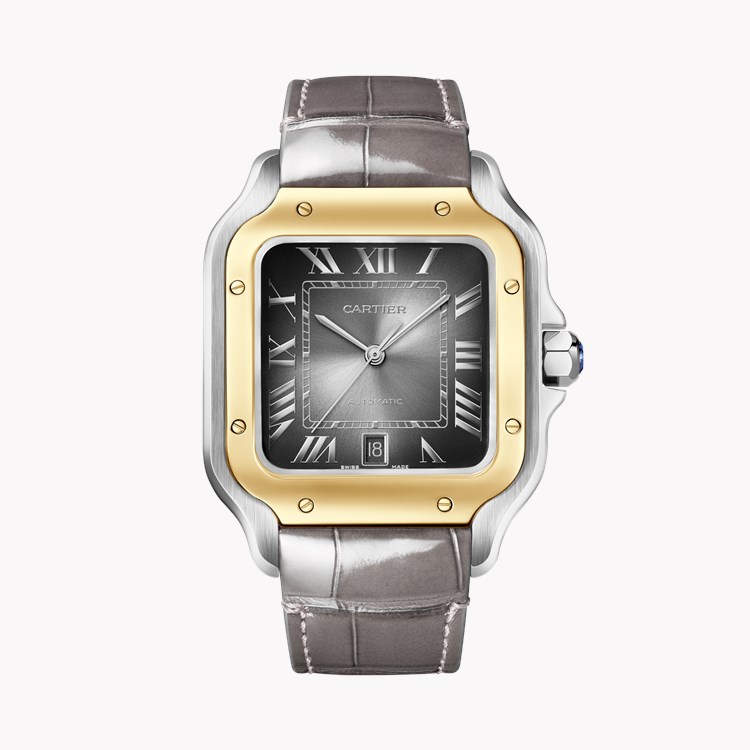 Cartier Santos de Cartier Large, Grey Dial, Roman Numerals_2