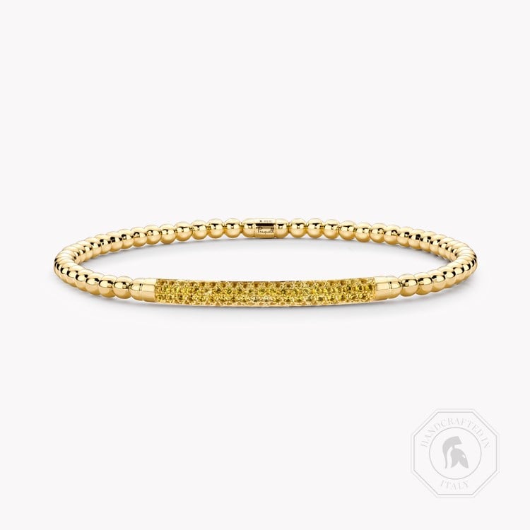 Bohemia 0.56ct Yellow Sapphire Expandable Bangle    in 18ct Yellow Gold