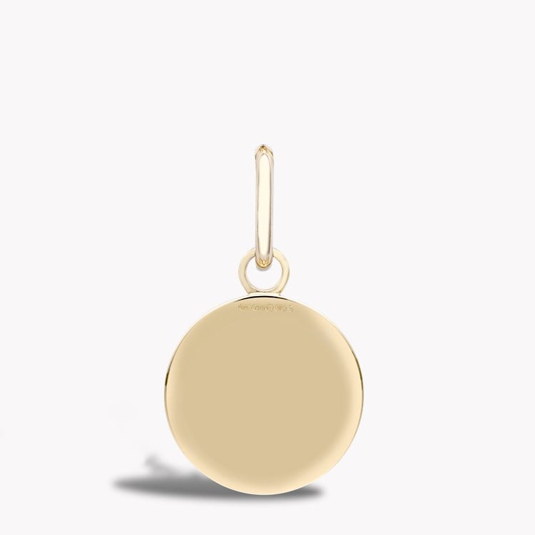 Diamond (April) Pendant Charm Brilliant Cut Rubover & Claw Set_3