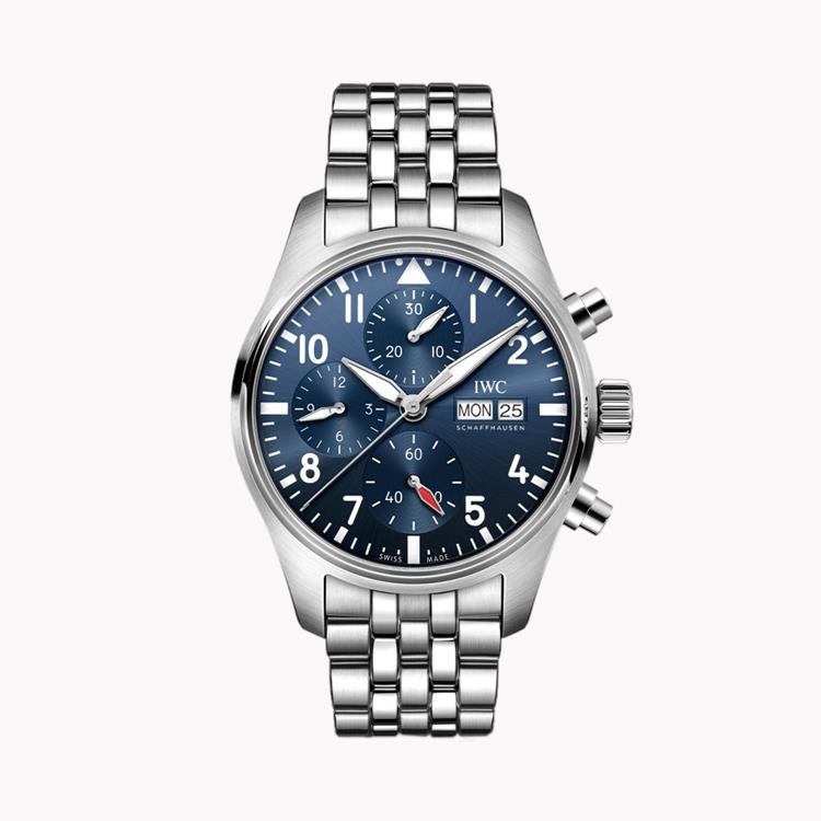 IWC Pilot's Chronograph 41 41mm, Blue Dial, Arabic Numerals_1
