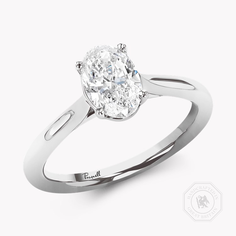 1.00ct Diamond Solitaire Ring   Platinum Gaia Setting