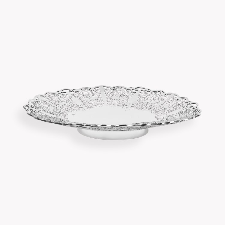 Silver Pierced Dish Hallmarked Sheffield_1