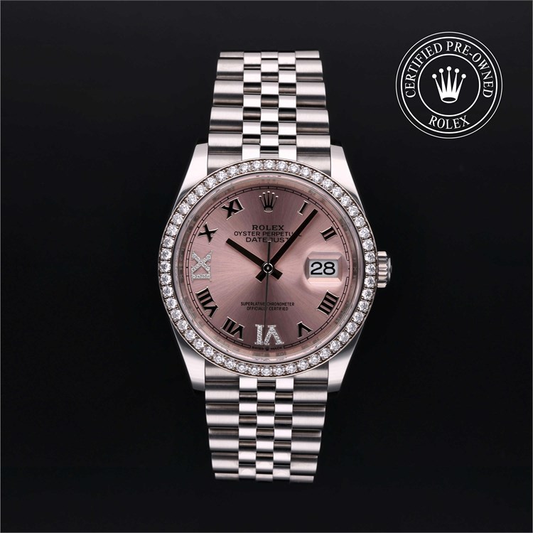 Datejust 36 with a bezel and bracelet