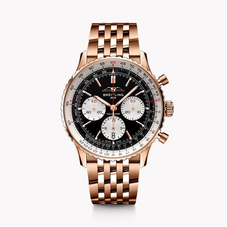Breitling Navitimer B01 Chronograph 43 43mm, Black Dial, Baton Numerals_1
