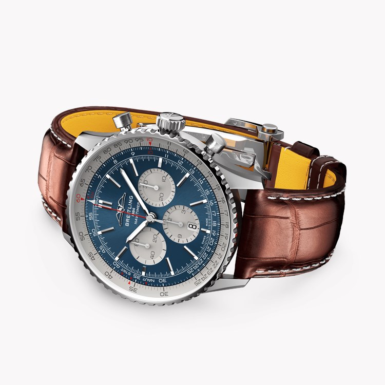 Breitling Navitimer B01 Chronograph 46 46mm, Blue Dial, Baton Numerals_3