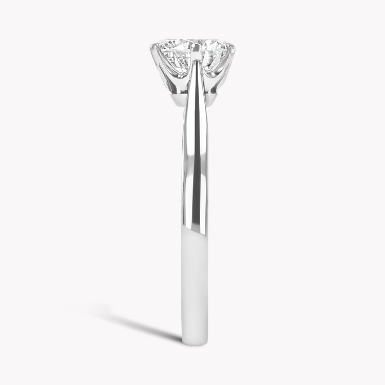 Brilliant Cut 0.97ct Diamond Solitaire Ring Brilliant cut, Claw set_4