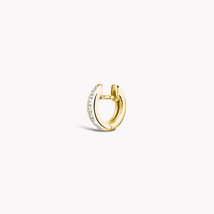 RockChic Diamond Hoop Earring Princess Cut_2