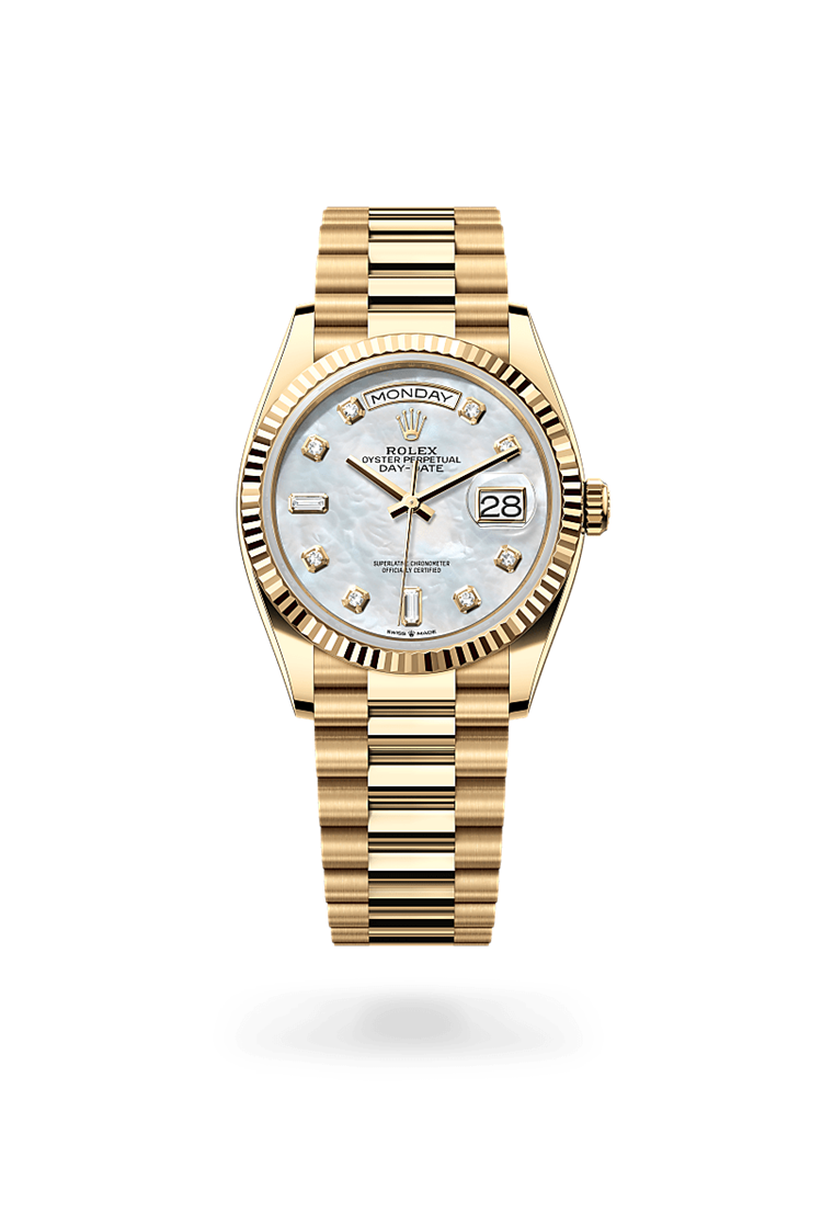 Day-Date 36, Oyster, 36 mm, yellow gold
