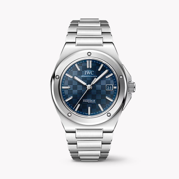 IWC Ingenieur 40mm, Blue Dial, Baton Numerals_1