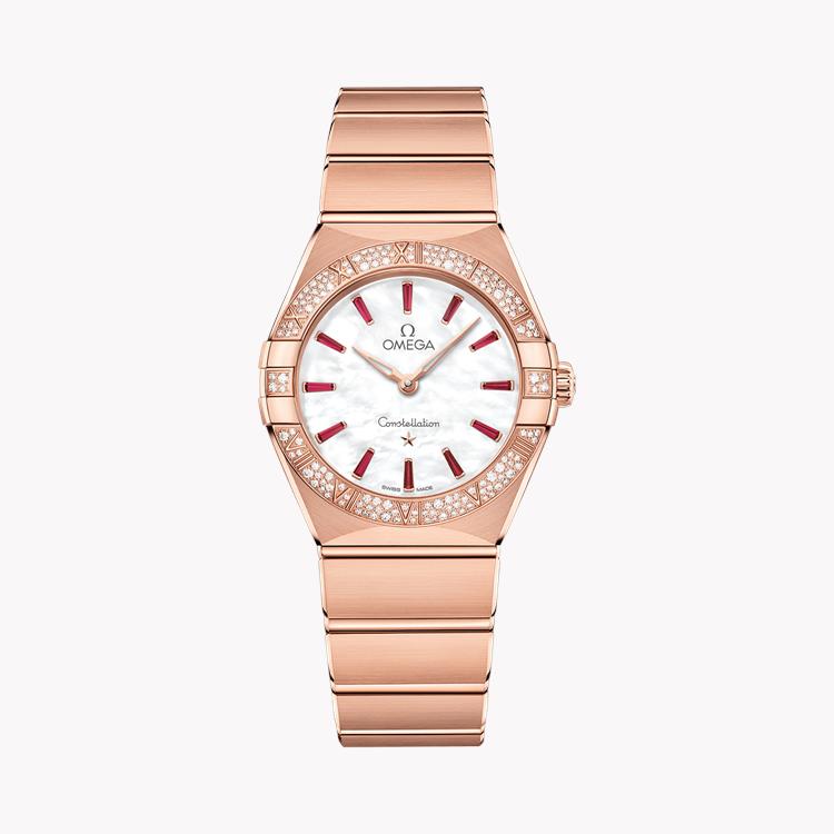 OMEGA Constellation O13155286055004 Watch - 28mm, White Dial, Gem 