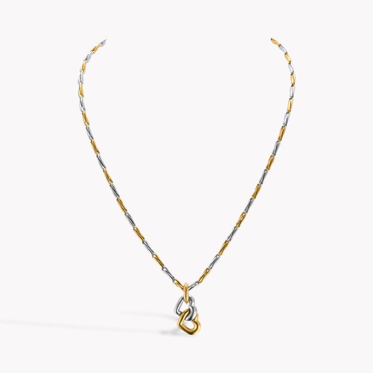 1990s Cartier Double Entwined Heart Pendent _1