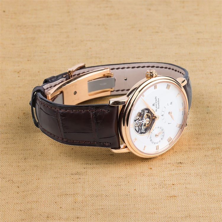 Blancpain Villeret 37.5mm, White Dial, Roman Numerals_4