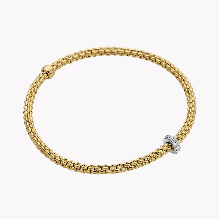 FOPE Prima Flex'It Medium Diamond Bracelet Brilliant Cut, Pave Set_1