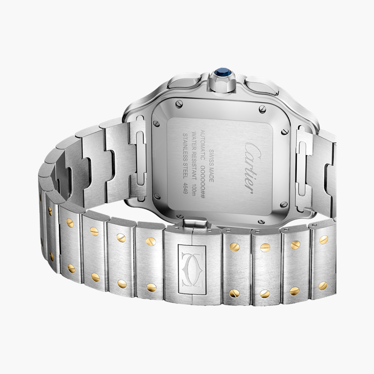 Cartier Santos de Cartier Large, Silver Dial, Roman Numerals_4