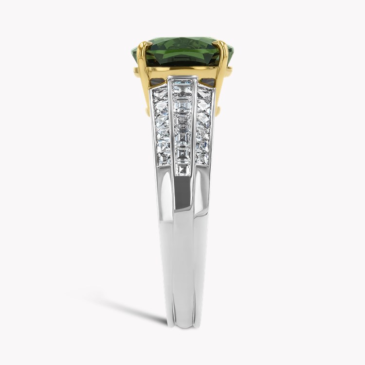 Masterpiece 4.24ct Cushion Cut Sri Lankan Alexandrite and Diamond Ring Cushion Cut, Claw Set_5