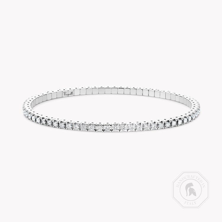 Expandable Diamond Bangle Brilliant Cut, Four Claw Set_1