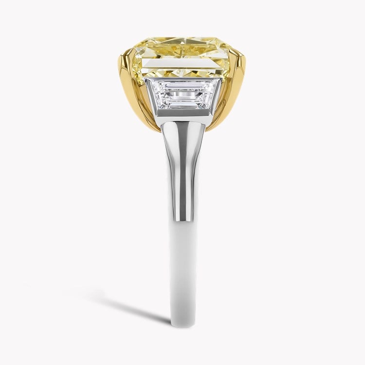 Radiant Cut 10.01ct Diamond Ring Radiant & Trapezoid Cut, Claw Set_4
