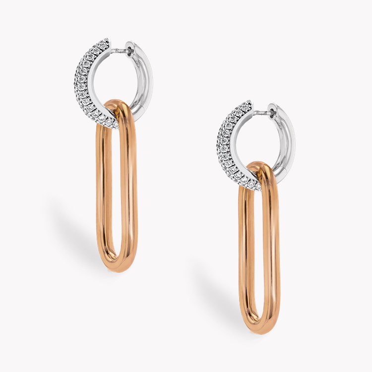 Havana Diamond Drop Earrings Brilliant Cut, Pave Set_3
