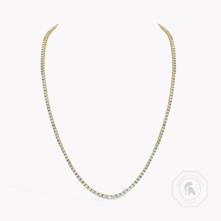 Brilliant Diamond Line Necklace Brilliant cut, Claw set_1