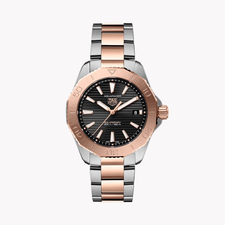 Tag Heuer Aquaracer Professional 200 Solargraph 40mm, Black Dial, Baton Numerals_1
