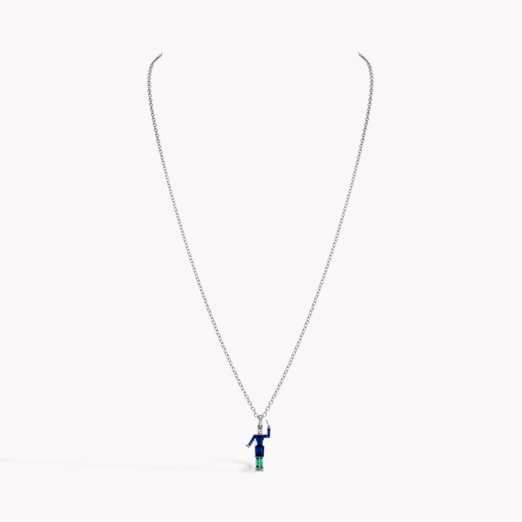Art Deco Musician Conductor Pendant _2
