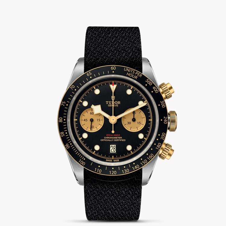 Tudor Black Bay Chrono S&G 41mm. Black Dial. Baton Numerals_1