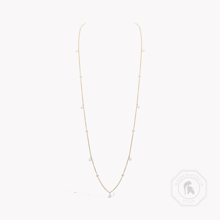 Sundance Freshwater Pearl and Diamond Long Necklace Brilliant Cut, Spectacle Set_1