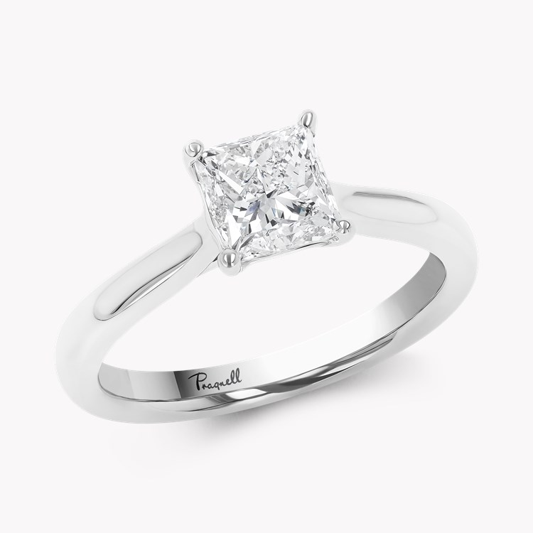 Gaia 0.40ct Princess Cut Diamond Ring Princess Cut, Claw Set_1