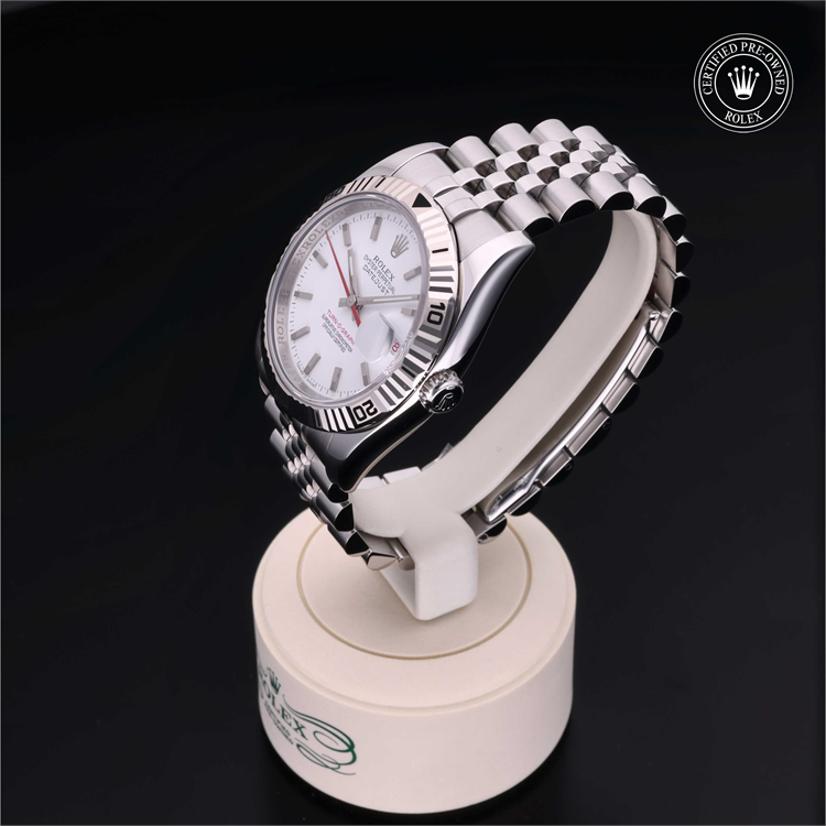 Rolex Datejust Turn-O-Graph 2005, 36mm, Oystersteel and White Gold