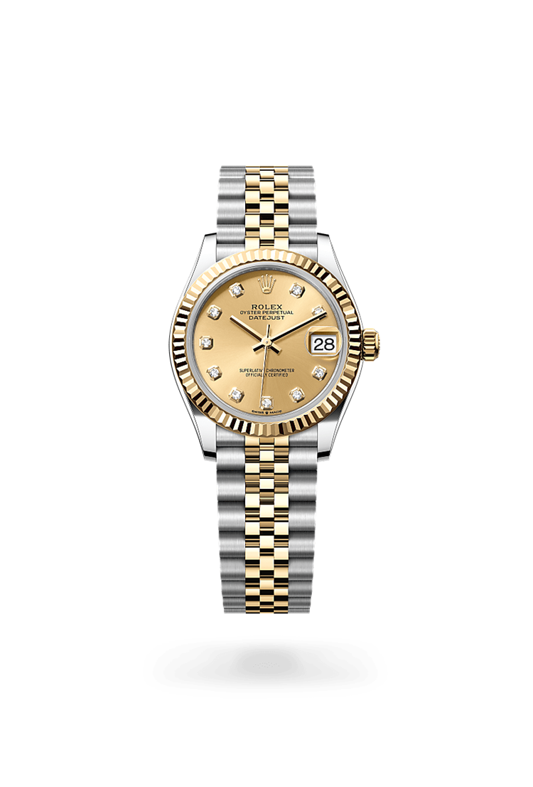 Datejust 31, Oyster, 31 mm, Oystersteel and yellow gold