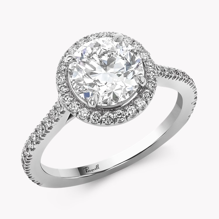 Celestial Brilliant Cut 2.08ct Type IIA Diamond Cluster Ring Brilliant cut, Claw set_1