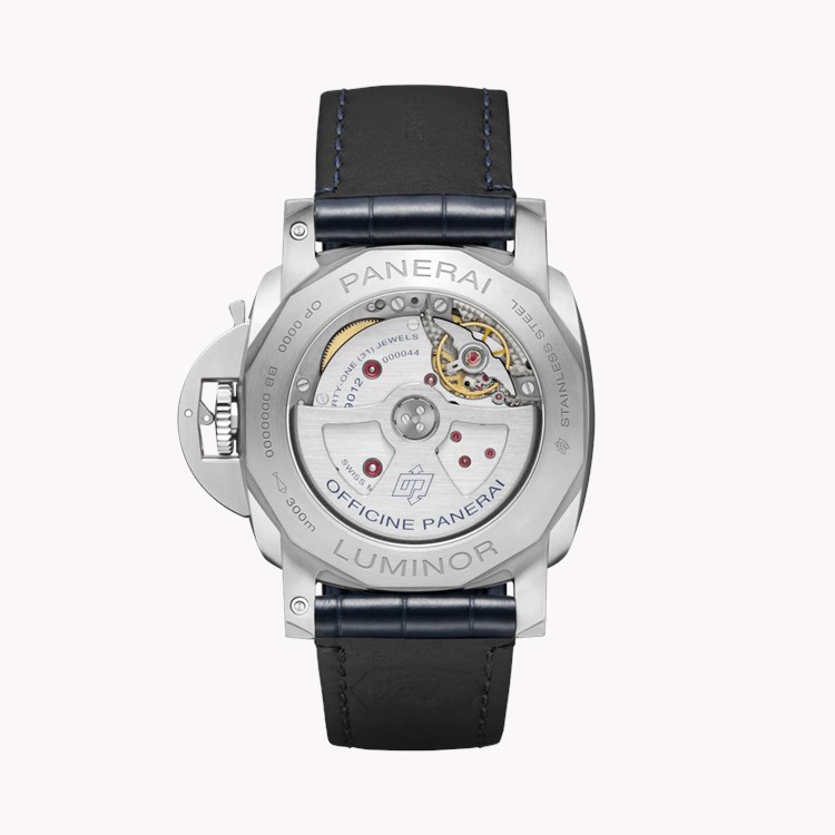 Panerai Luminor Bitempo 44mm, Blue Dial, Arabic/Baton Numerals_3
