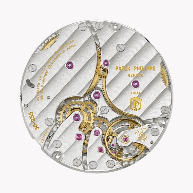 Patek Philippe Calatrava 38mm, Rose Dial, Baton Numerals_5