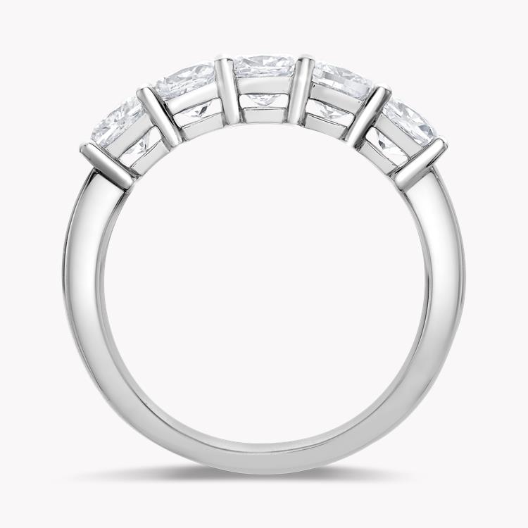 Cushion Cut Diamond Five-Stone Ring Cushion Cut, Five-Stone, Claw Set_3
