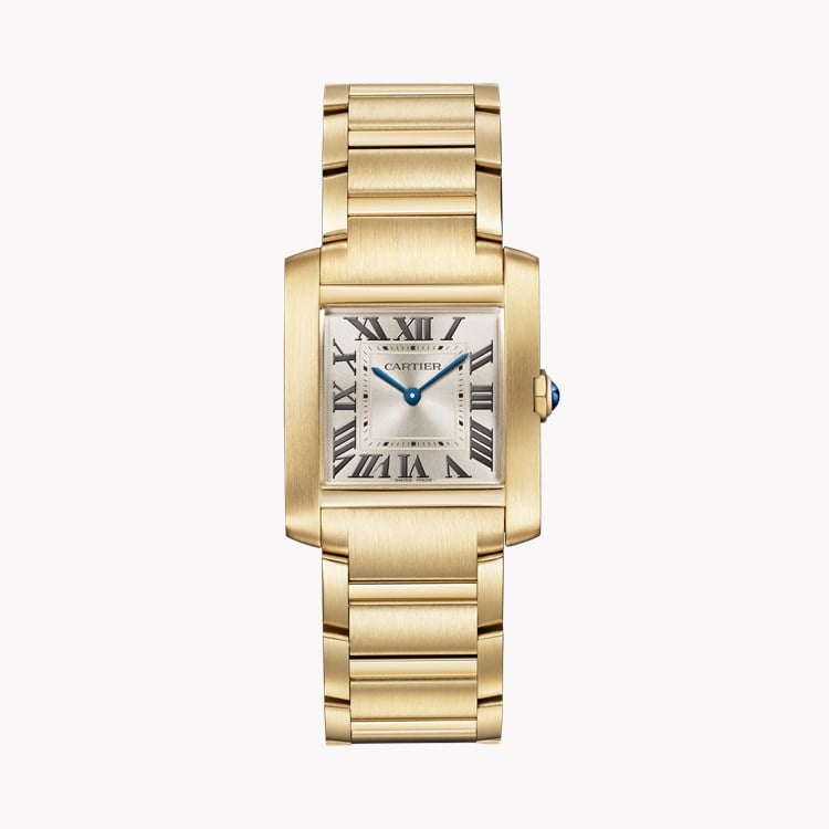 Cartier Tank Française Medium, Gold Dial, Roman Numerals_1